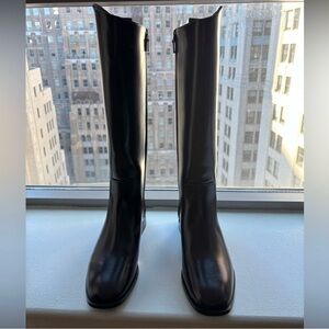 Black Knee-High Boots